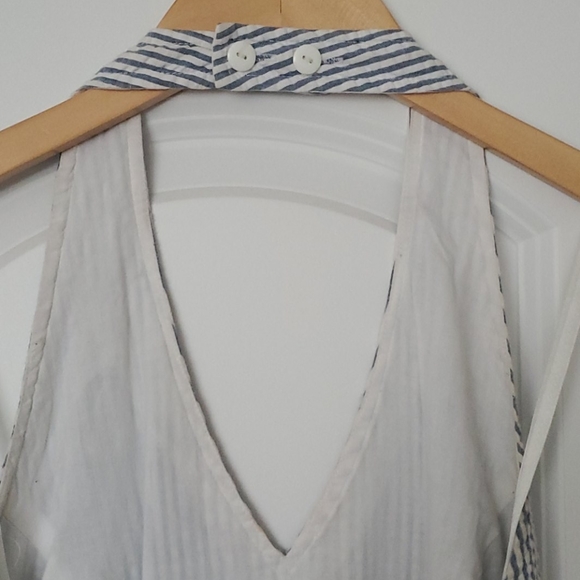 Seersucker Halter Dress - Picture 4 of 4